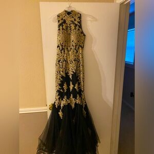 A prom or ball dress